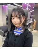 インナーカラー×ベージュ