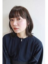 ゲリール ヘア プラス ケア(guerir hair+care) 【guerir hair＋care】くびれボブ×オリーブベージュ