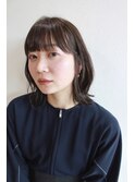 【guerir hair+care】くびれボブ×オリーブベージュ