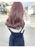 ピンクブラウン/ブリーチ/久留米/韓国/