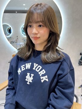 エヌ 大阪梅田店(enu) 透明感カラー