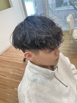 ブランシェ 西松山店 マッシュ×波巻きパーマ