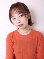 ヨファ ヘアー 芦屋店(YOFA hair) 似合わせカット美髪切りっぱなしボブピンクブラウン0401