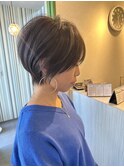 丸みとクビレのショート