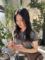 ヲタク(wotaku.) グレージュ透明感カラーくすみカラーアッシュブリーチなしロング