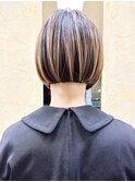 ぱっつんボブ