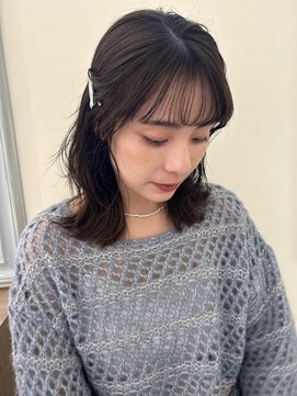 フォルテ 横浜店(FORTE) ニュアンスカラーグレーベージュレイヤーカットオリーブベージュ