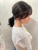 シュリット(schritt)&nbsp;結んでも可愛い◎顔周りカット◎ラベンダーカラー　渋谷mutsuki