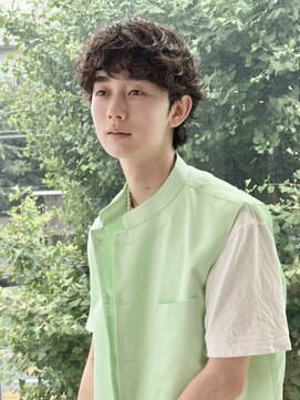 エムスラッシュ みなとみらい馬車道店(M SLASH) ツイストスパイラルパーマ/くせ毛風/前髪パーマ/馬車道