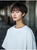 ☆オリーブグレーココアベージュ小顔クラゲヘアー/黒髪/髪質改善
