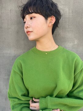 ベル バイ マグ 諏訪店(belle by Mag) 透明感♪髪質改善カラー小顔艶感ボブオリーブベージュ