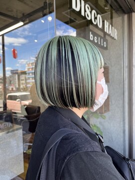 ディスコヘアー ベッロ(DISCO HAIR bello) 推しカラーでアンブレラカラー！
