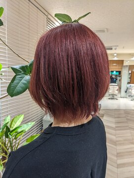 アース 三田南ウッディタウン店(HAIR&MAKE EARTH) 透明感カラー★ダブルカラーブリーチピンクブラウン 1/21