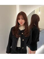 ラル 立川(lar)&nbsp;高彩度ブラウン3Dレイヤー_メルティカラー似合わせカット