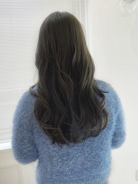 ヘアーアイスカルテット(HAIR ICI QUARTET) 透明感ブリーチなしオリーブグレージュ韓国風艶感