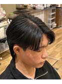 毛流れセンターパート