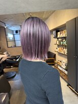 サニー 渋谷(SUNNY)&nbsp;アプリコットオレンジ、ホワイトブロンド、ロングレイヤー