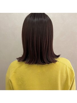 アンドワン 自由が丘(＆ONE) 【&ONE 自由が丘】ココアブラウン×切りっぱなしミディアム