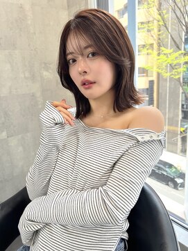 ラベル 渋谷(LAVEL) ２０代３０代お洒落☆レイヤーボブレイヤーカット髪質改善