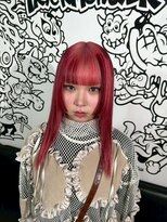 トリックストア(TRICK STORE)&nbsp;【心斎橋】デザインカラー　ピンク　赤　ワインレッド