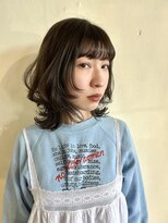 ムード マグ レーベル 南松本(MOOD Mag Label)&nbsp;大人美人艶カラーベージュ小顔カット透明感レイヤーロング