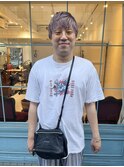 メンズカラーハイトーンブリーチデザインカラーメンズカット