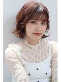 アプリコットブラウンボブ