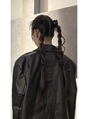 個性派ツインテール
