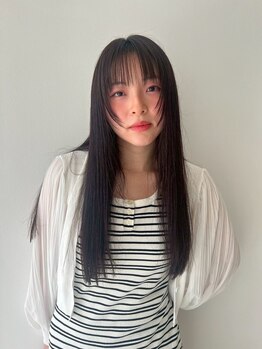 Folk Lore【フォークロア】己斐店の写真/広がり・うねり・クセ毛を自然な艶と柔らかさのあるストレートヘアに＊今までにない“質感”をご体感下さい