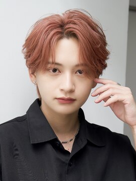 オーシャントーキョー 渋谷神南(OCEAN TOKYO) 韓国フェザーパーマメンズカット学割ニュアンスセンターパート