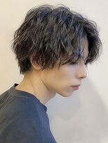 フィフス(fifth) 原宿縦落ちツイストスパイラルパーマセンターパートウルフカット