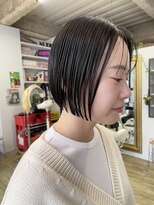 ヌード(NUDE)&nbsp;NUDE20代30代40代 切りっぱなしボブ ミニボブ 前下がりボブ