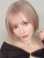 エリーツ 表参道(elyts) ミルキーボブ 表参道 ブリーチカラー