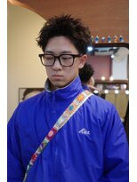 エディ(Edy)&nbsp;メンズスパイキーショートツイストピンパーマニュアンスパーマ