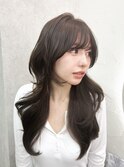 レイヤーカット/ハッシュカット/グレージュカラー