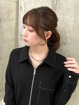 アロ 大阪梅田(alo)&nbsp;結んで可愛い顔周りカット