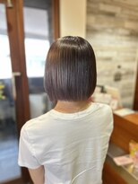 マックスビューティーギンザ(MAXBEAUTY GINZA)　&nbsp;艶感ラベンダーグレージュミニボブ☆銀座/東京駅