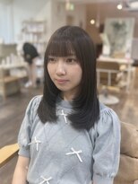 シュシュバイジャガラ 千葉駅北口店(chou chou byJAGARA)&nbsp;レイヤーカット×ラベンダーブラウン