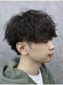 スパイキーショート/ベリーショートメンズ/シャドウパーマ