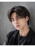 アップバング×ツイスパ◎男らしさ爽やか清潔感メンズカット