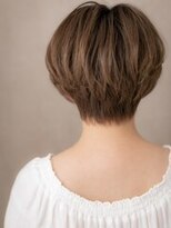カバーヘア 上尾西口店(COVER HAIR)&nbsp;ブリーチなしへーセルアンニュイヘアマッシュショート20代30代W