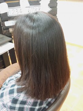 バランスヘアクリニック 南仙台駅前店(Balance hair clinic) 髪質改善リタッチカラー(グレイカラー)+トリートメント揉み込み