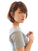 レウナ 外苑前(Reuna)&nbsp;黒髪でも可愛く決まる耳かけニュアンスボブ