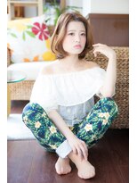 インデックスヘアー 亀戸店 センターパート前下がり愛されクールボブ