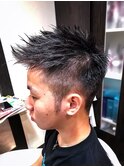 束感ショート.スポーティ.デザインボウズ.hommehair2nd櫻井