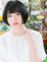 カバーヘア ブリス 川口(COVER HAIR bliss)&nbsp;*bliss川口*黒髪シンプル ショート前下がりボブa!