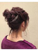 お団子ヘアー