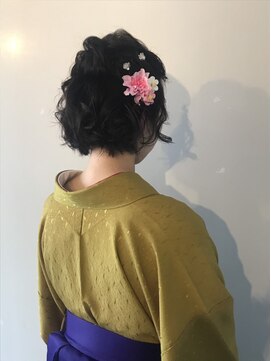 着付けヘアセット専門店 ウィズ(With) 編み込みハーフアップ