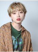 short(ブロンドベージュ、ソフトウルフ、マッシュウルフ)