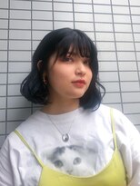 グラニュー(granew) ブルーブラックAラインボブ